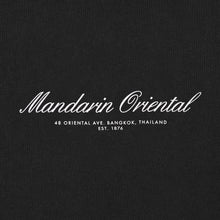Load image into Gallery viewer, Mandarin Oriental x Sporty &amp; Rich 150th Anniversary Capsule Collection  Crewneck – Black/White