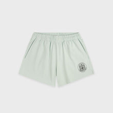 Load image into Gallery viewer, Mandarin Oriental x Sporty &amp; Rich 150th Anniversary Capsule Collection  Disco Short – Celadon Green / Black