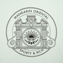 Load image into Gallery viewer, Mandarin Oriental x Sporty &amp; Rich 150th Anniversary Capsule Collection  Disco Short – Celadon Green / Black