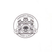 Load image into Gallery viewer, Mandarin Oriental x Sporty &amp; Rich 150th Anniversary Capsule Collection  T-Shirt – White / Black