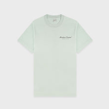 Load image into Gallery viewer, Mandarin Oriental x Sporty &amp; Rich 150th Anniversary Capsule Collection  T-Shirt – Celadon Green / Black