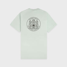 Load image into Gallery viewer, Mandarin Oriental x Sporty &amp; Rich 150th Anniversary Capsule Collection  T-Shirt – Celadon Green / Black