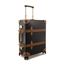 Load image into Gallery viewer, Mandarin Oriental, Bangkok × Globe-Trotter 150th Anniversary Capsule Collection - Carry-On - Black &amp; Caramel