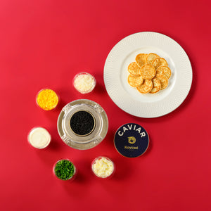 Caviar Kaviari Kristal with Condiments and Blinis (S)