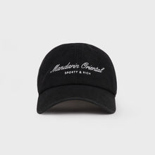 Load image into Gallery viewer, Mandarin Oriental x Sporty &amp; Rich 150th Anniversary Capsule Collection  Hat – Black / White
