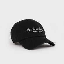 Load image into Gallery viewer, Mandarin Oriental x Sporty &amp; Rich 150th Anniversary Capsule Collection  Hat – Black / White