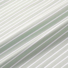 Load image into Gallery viewer, Mandarin Oriental x Sporty &amp; Rich 150th Anniversary Capsule Collection  Pyjama Trousers – Celadon Green Stripe / White