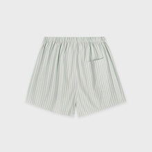 Load image into Gallery viewer, Mandarin Oriental x Sporty &amp; Rich 150th Anniversary Capsule Collection  Boxer – Celadon Green Stripe / White