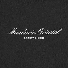 Load image into Gallery viewer, Mandarin Oriental x Sporty &amp; Rich 150th Anniversary Capsule Collection  Sweatpant – Black / White