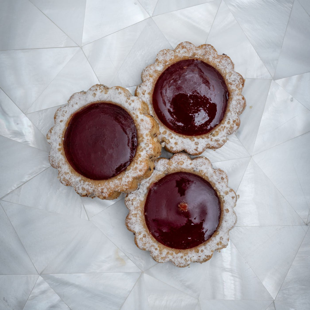 Raspberry Linzer Cookies