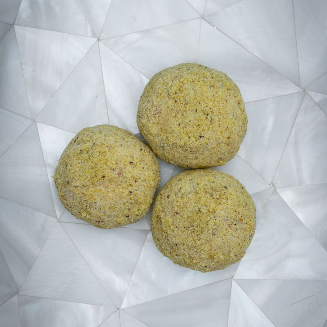 Pistachio Snowball Cookies