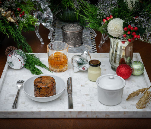 Christmas Pudding with Brandy Butter
