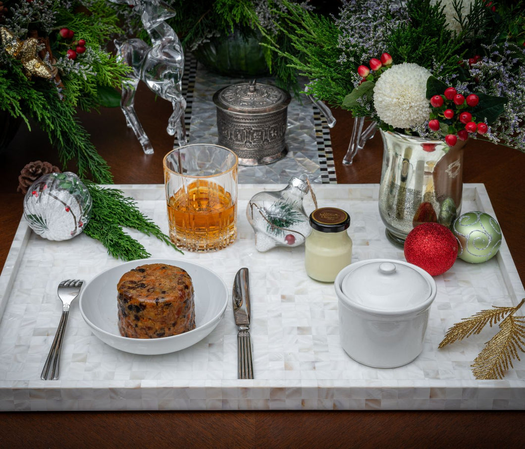 Christmas Pudding with Brandy Butter