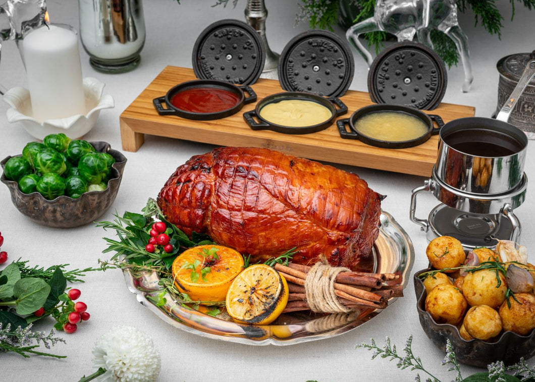 Roasted Mulberry Honey Glazed Ham