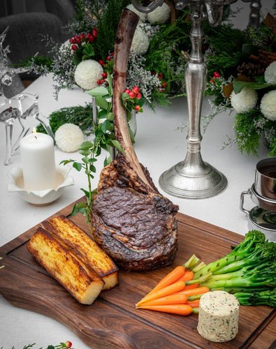 Grilled Australian Grain Fed Beef Tomahawk
