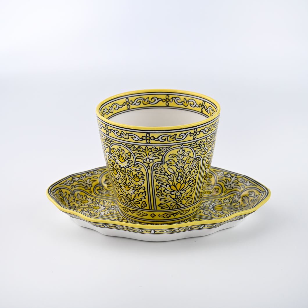 The Oriental Amphawa Benjarong Handpainted Tea Cup