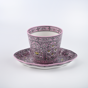 The Oriental Amphawa Benjarong Handpainted Tea Cup
